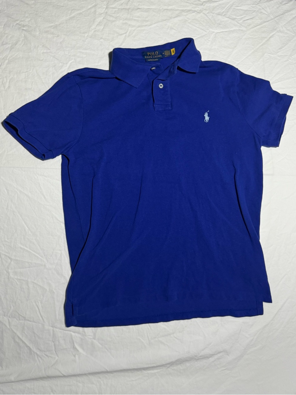 Polo by Ralph Lauren Custom Fit Short-Sleeve Polo “Royal Blue” Men’s Size M